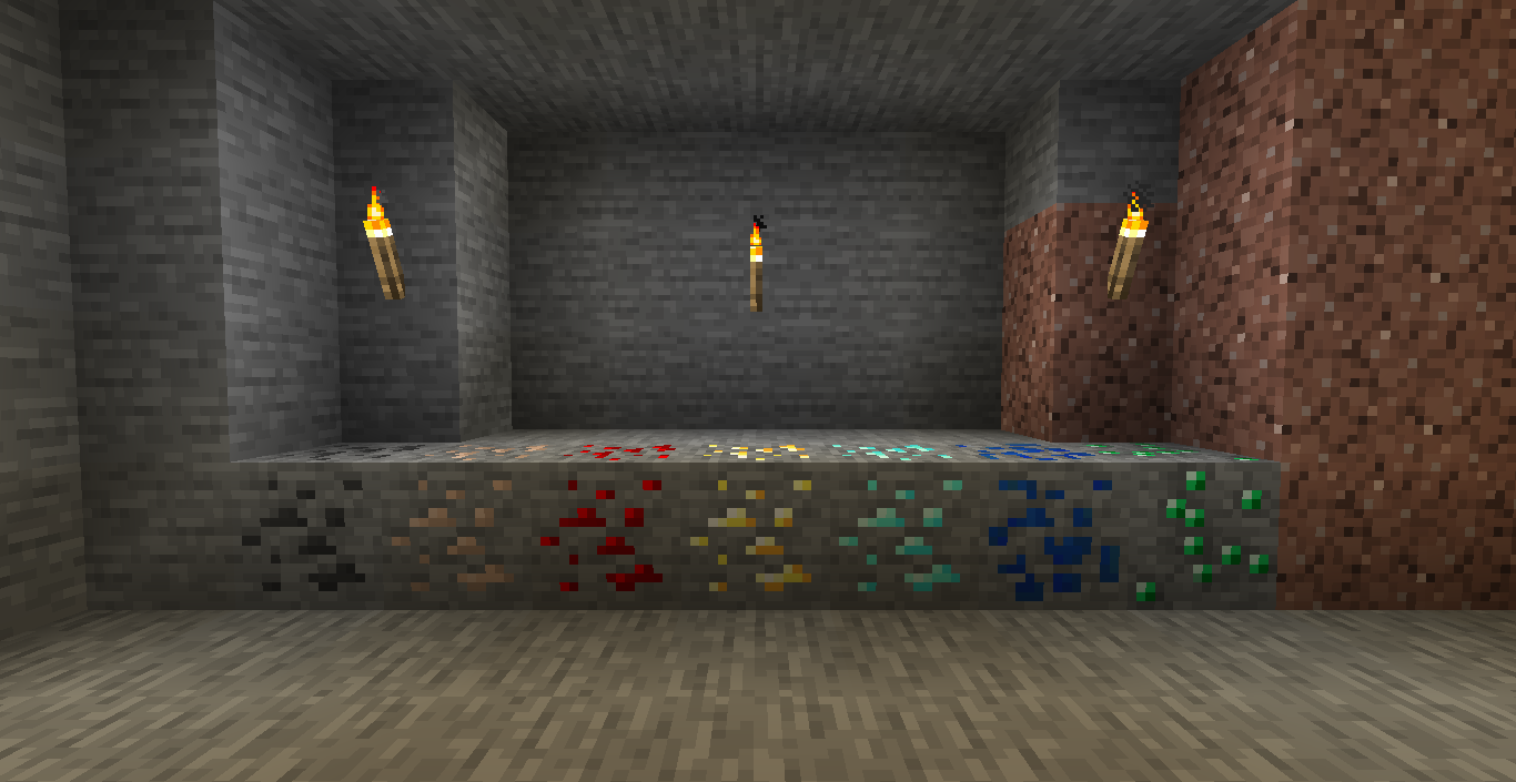 Ores Without Resource Pack Enabled