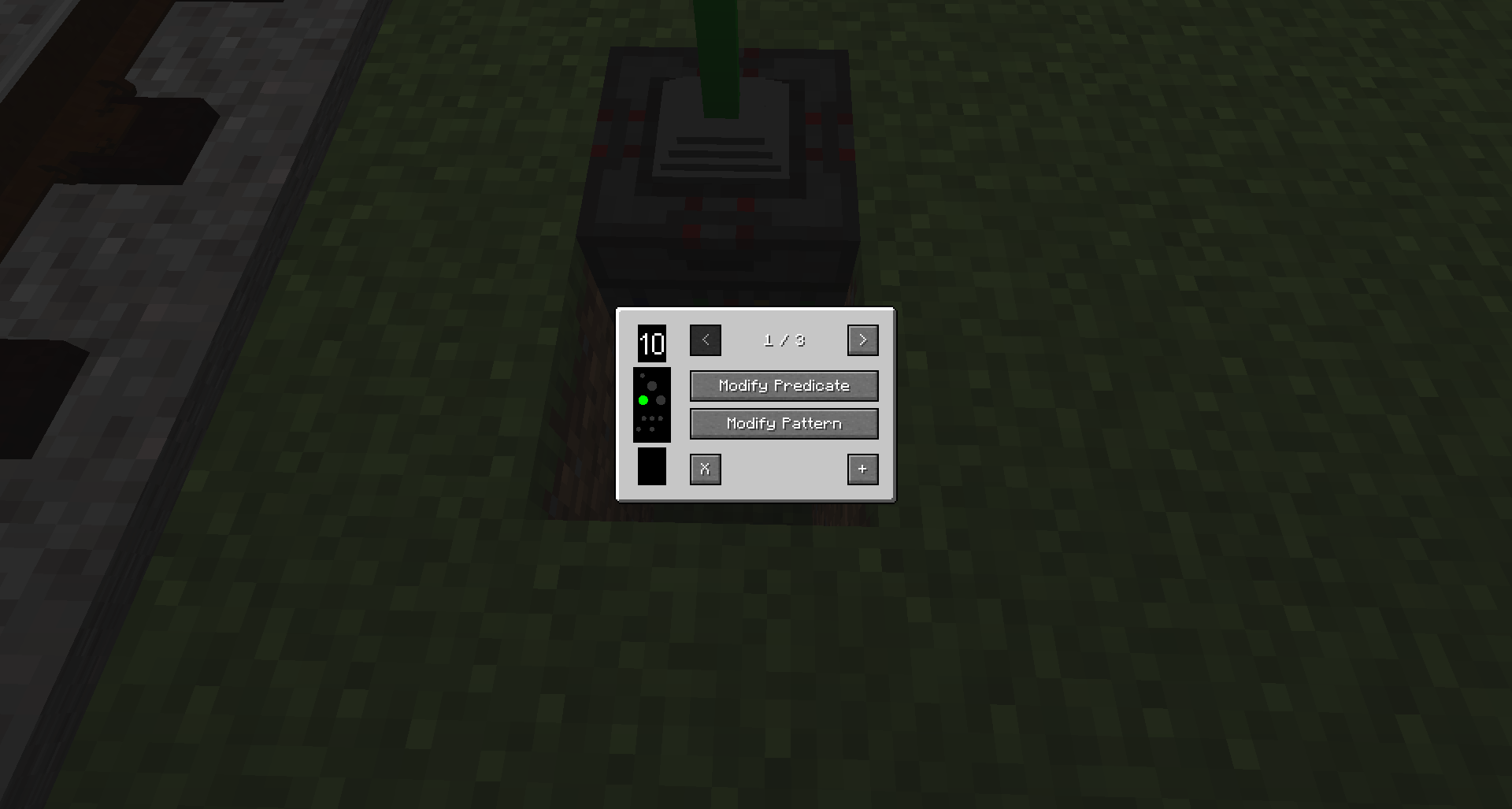 Redstone Adapter GUI