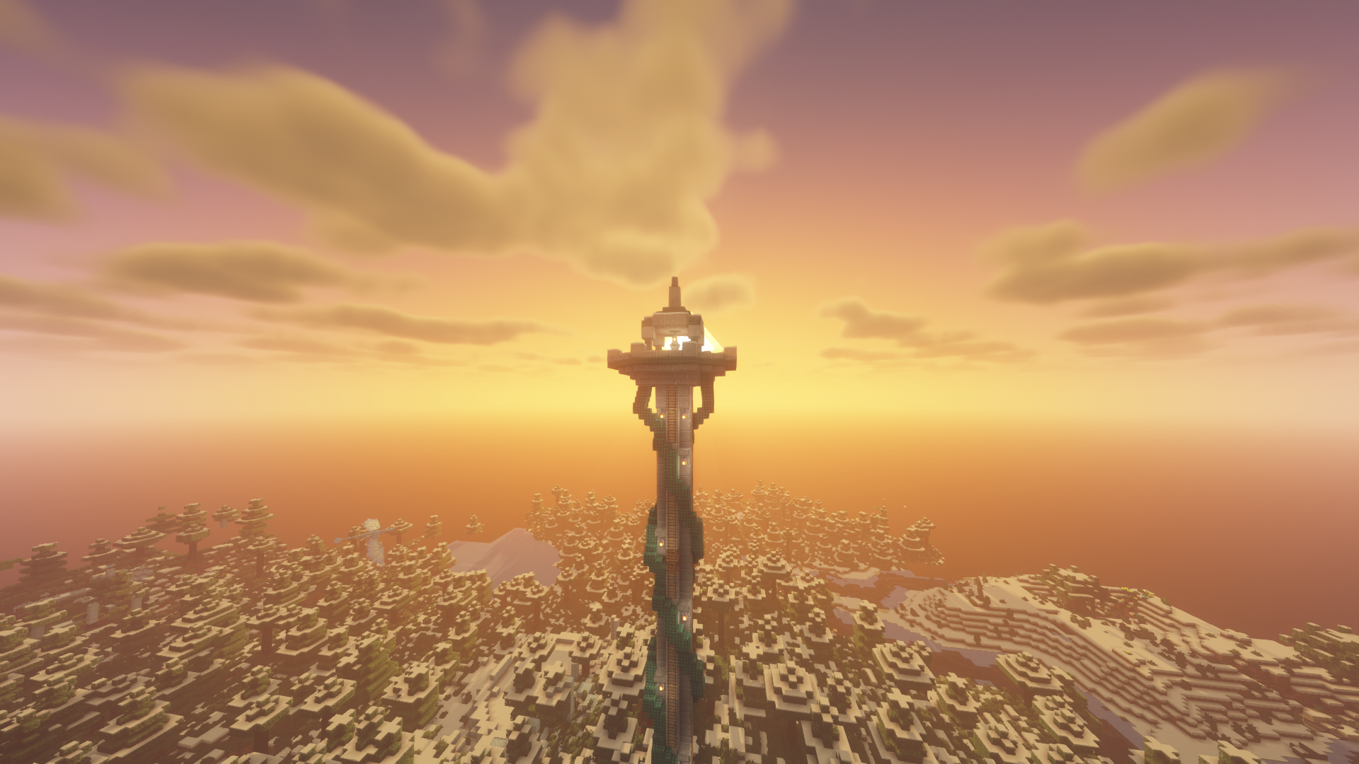 New generated structures, in this photo its from Towers of the Wild mod