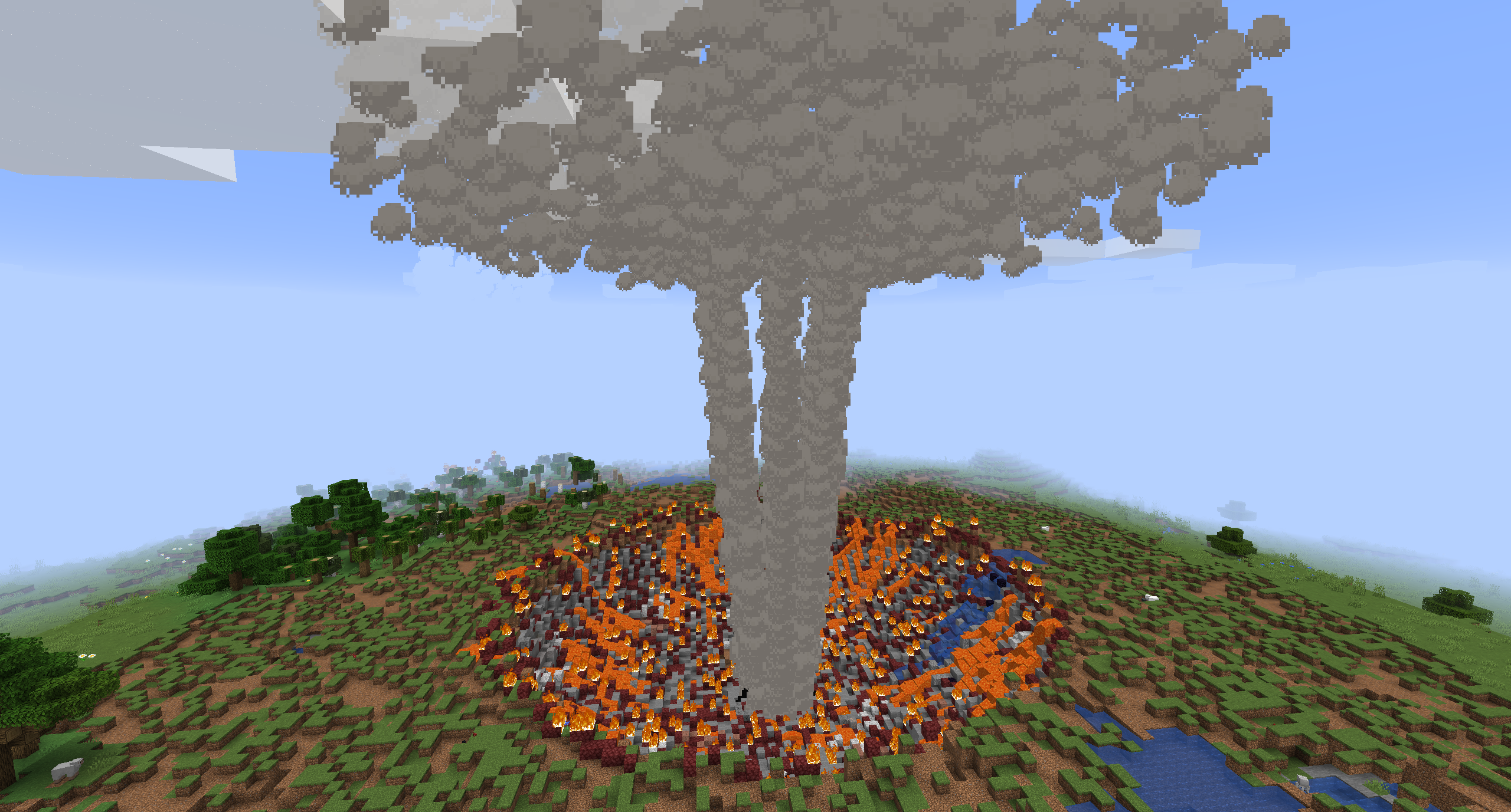 minecraft nuke explosion