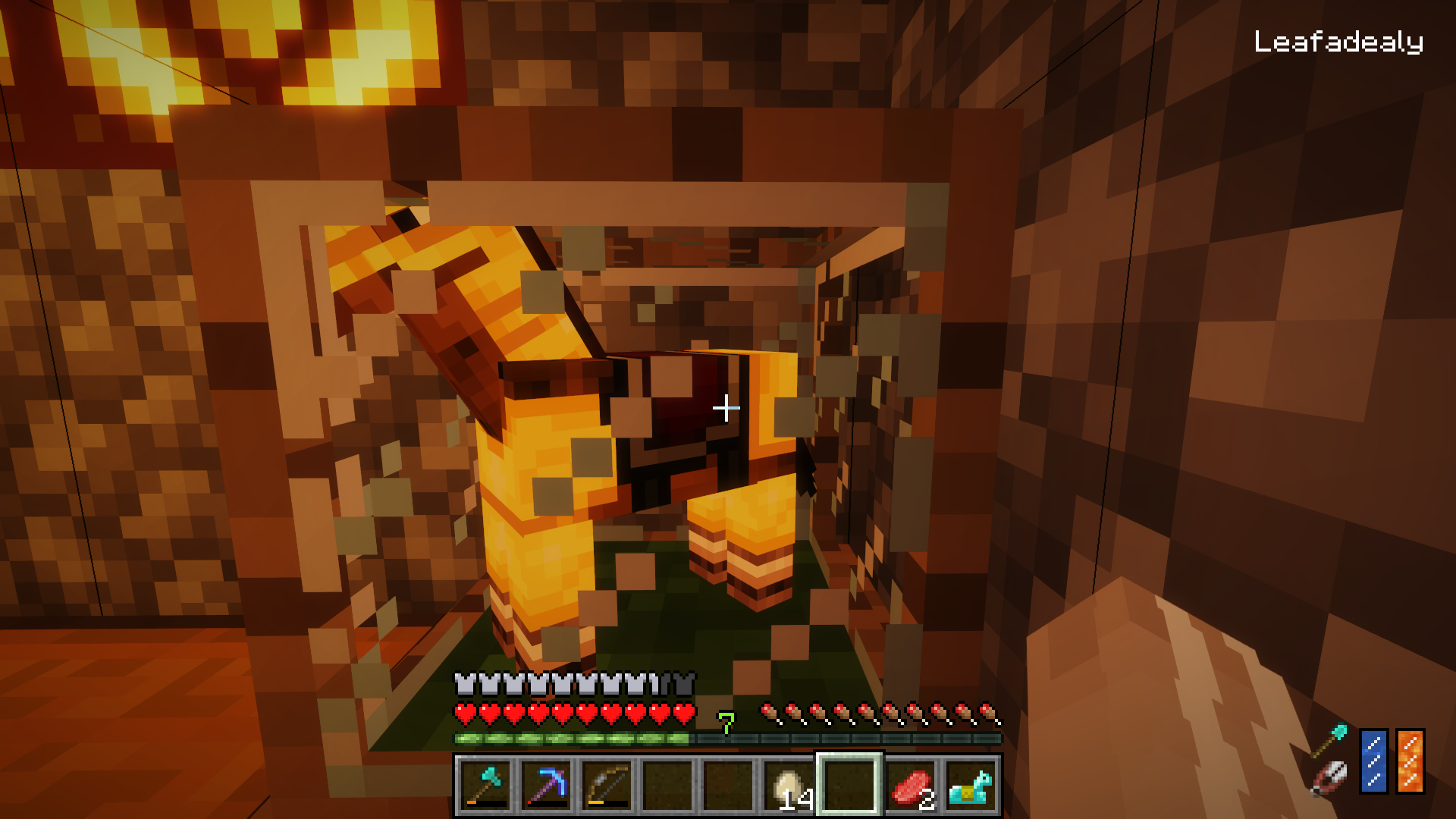 Allows farming of mobs in one block. Shader Friendly