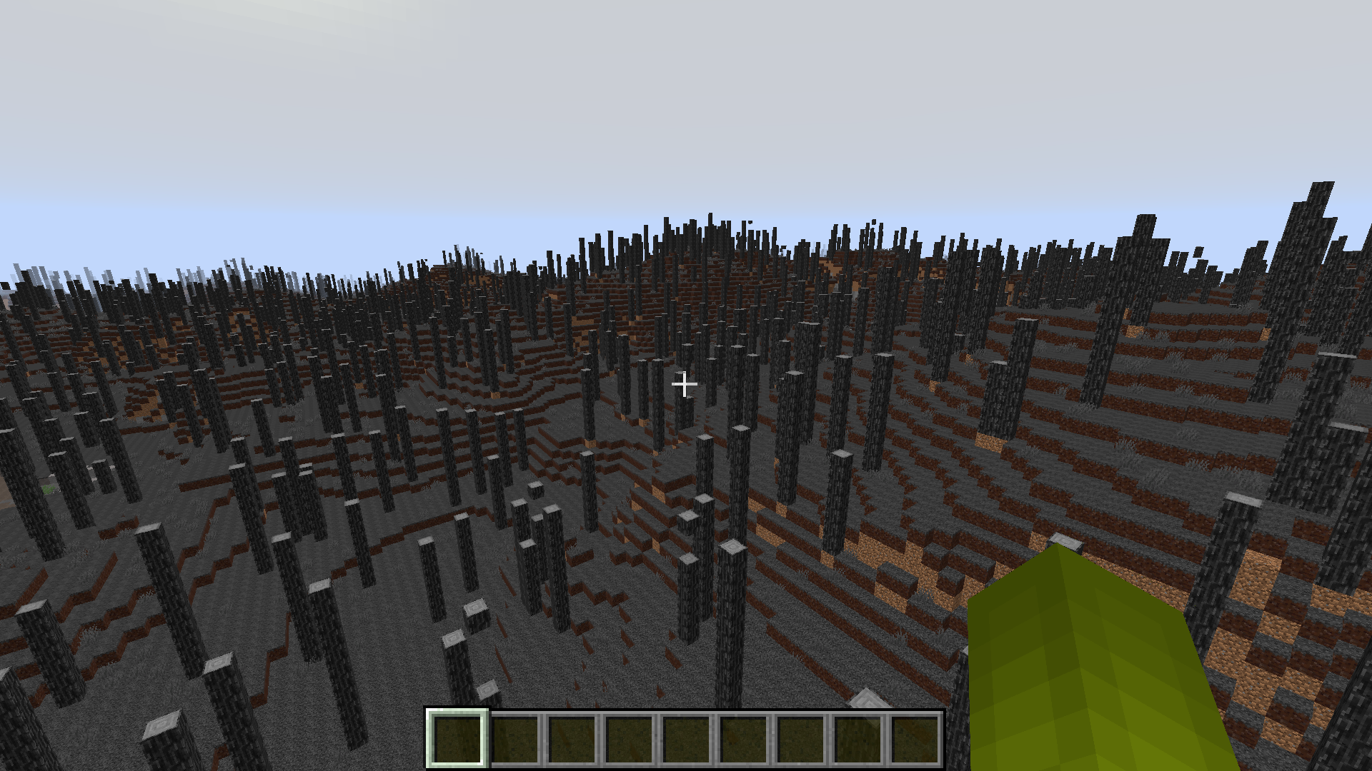 burnt forest biome