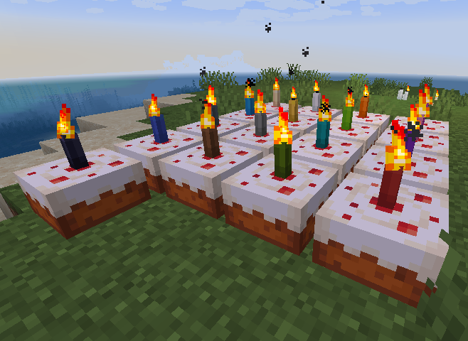 candle cakes