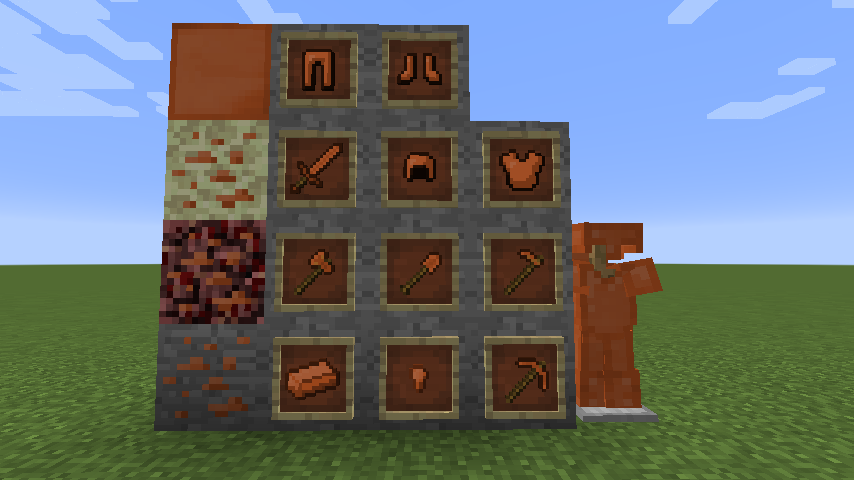 Each metal contains these items.