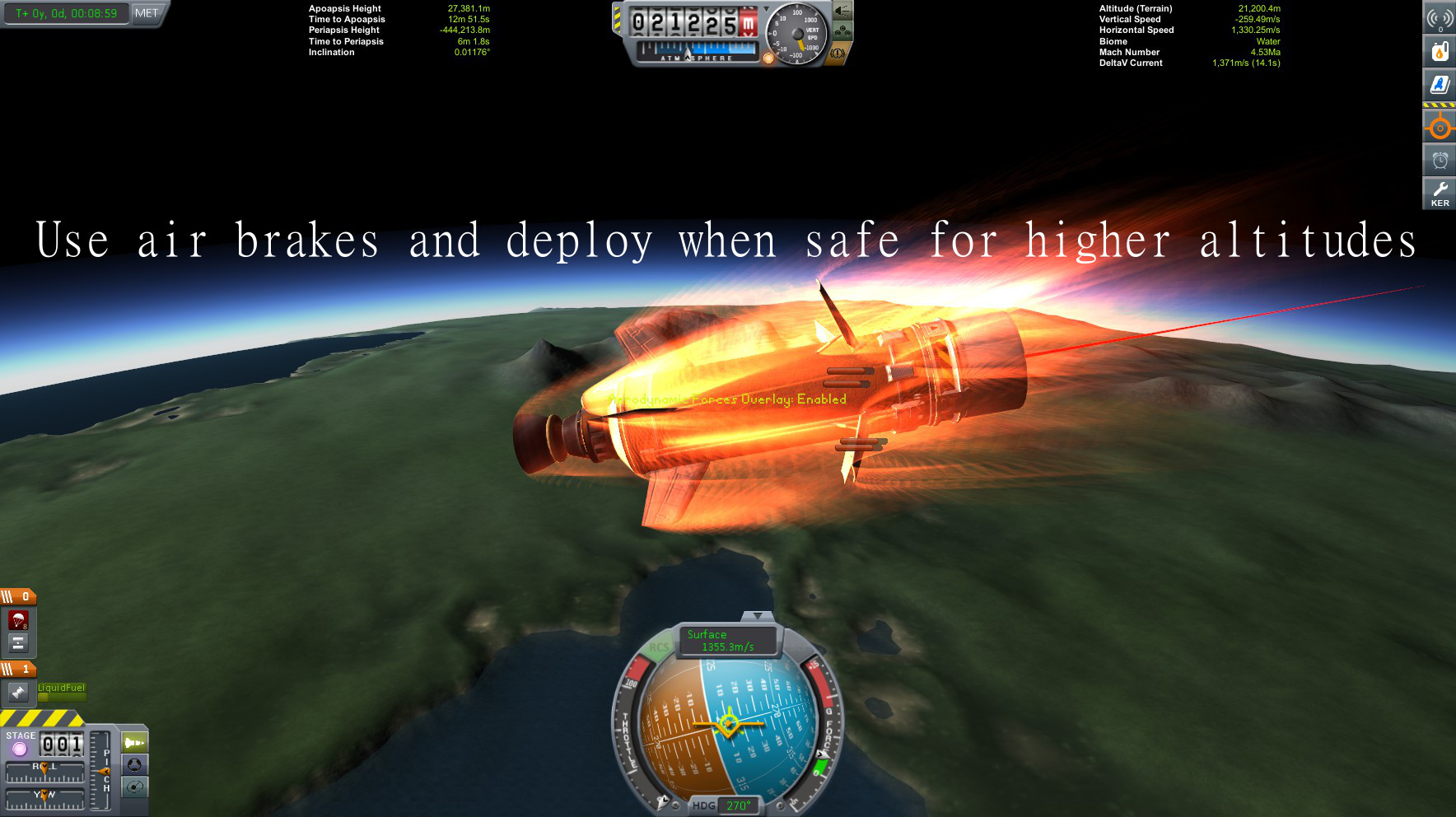 Deploy when Safe and air brakes