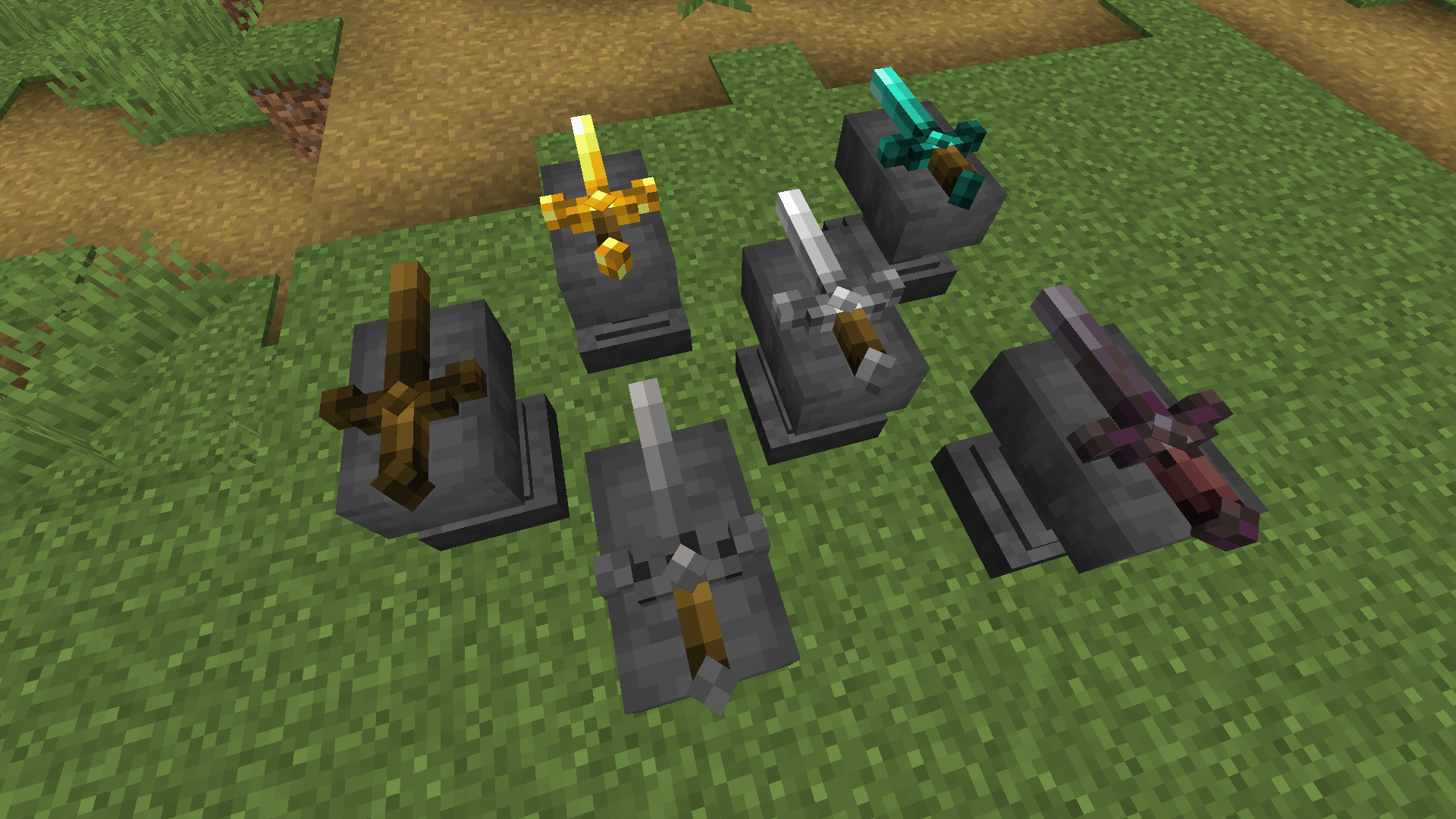 Vanilla swords