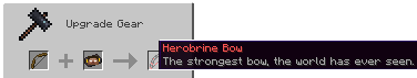 Herobrine Bow Smithing Recipe