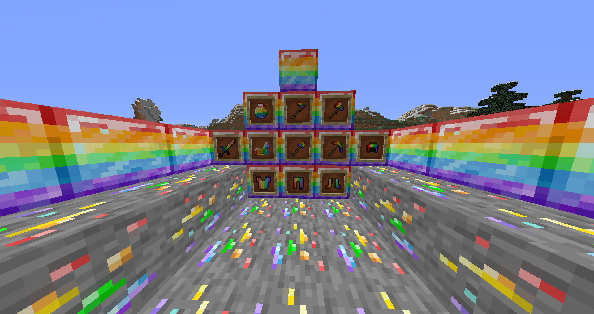 rainbow items