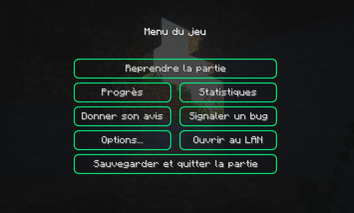 Pause Menu UI