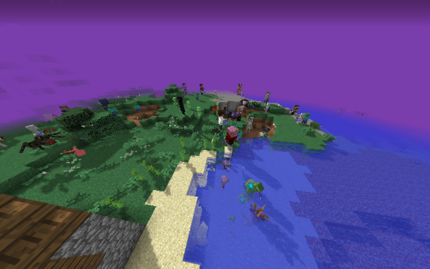 This is an image of how chaotic it can be during a blood moon! (5% chance)