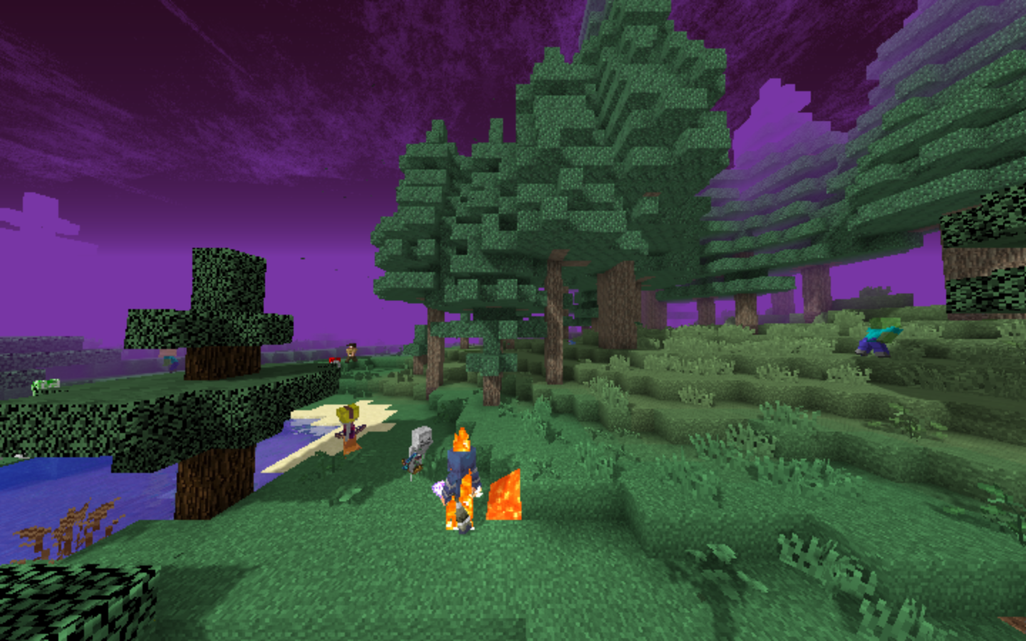 This is an image showing the mo'bends animation for the mobs and how buffed they are, with higher chances to have armour.