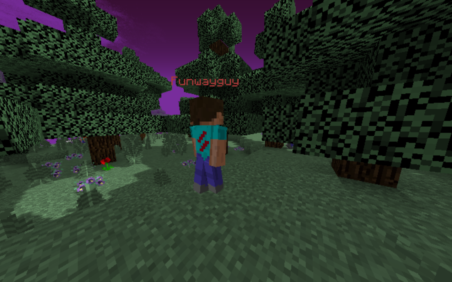 Ai players will mine, jump and hunt you down. Be careful! Also, you'll find frequent raids happening at your base, with mobs who track you down. And no, you can't teleport to another dimension or sleep this one away.