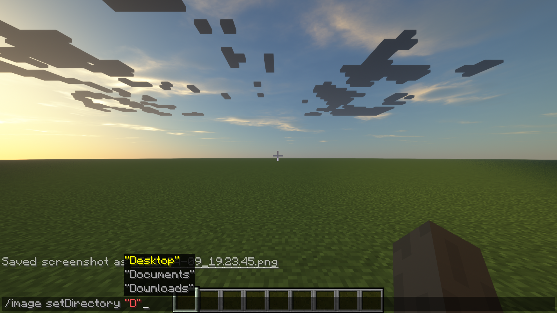 Thumbnail The setDirectory can be set relative to currently set directory. (Defaults to user directory)