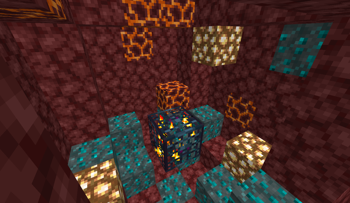 Cryonic cluster with blaze spawner