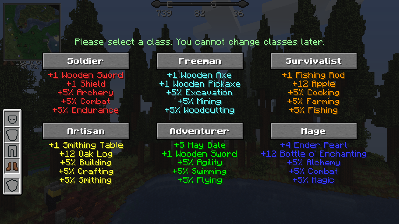 Classes Mod That's For Project MMO Mod
