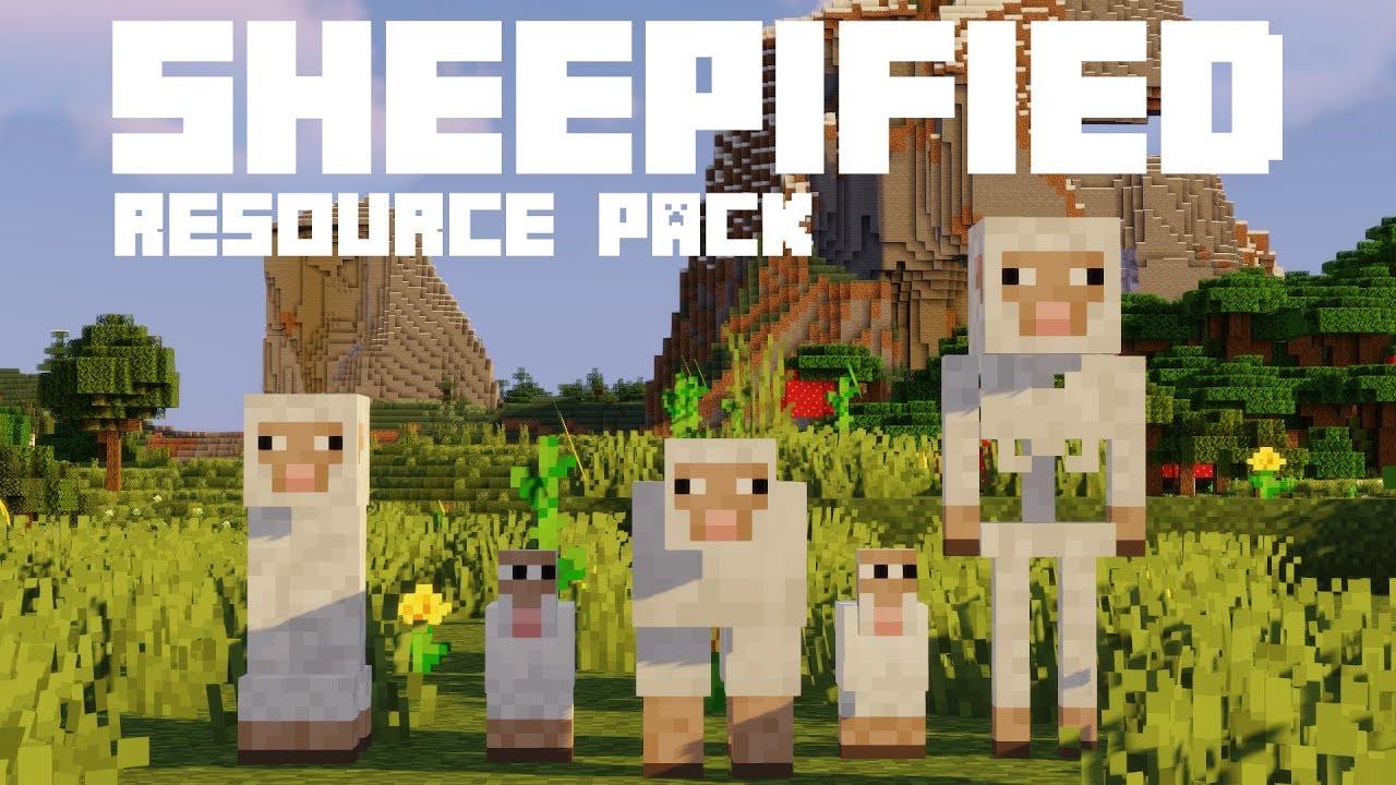 Sheepified Minecraft Texture Pack