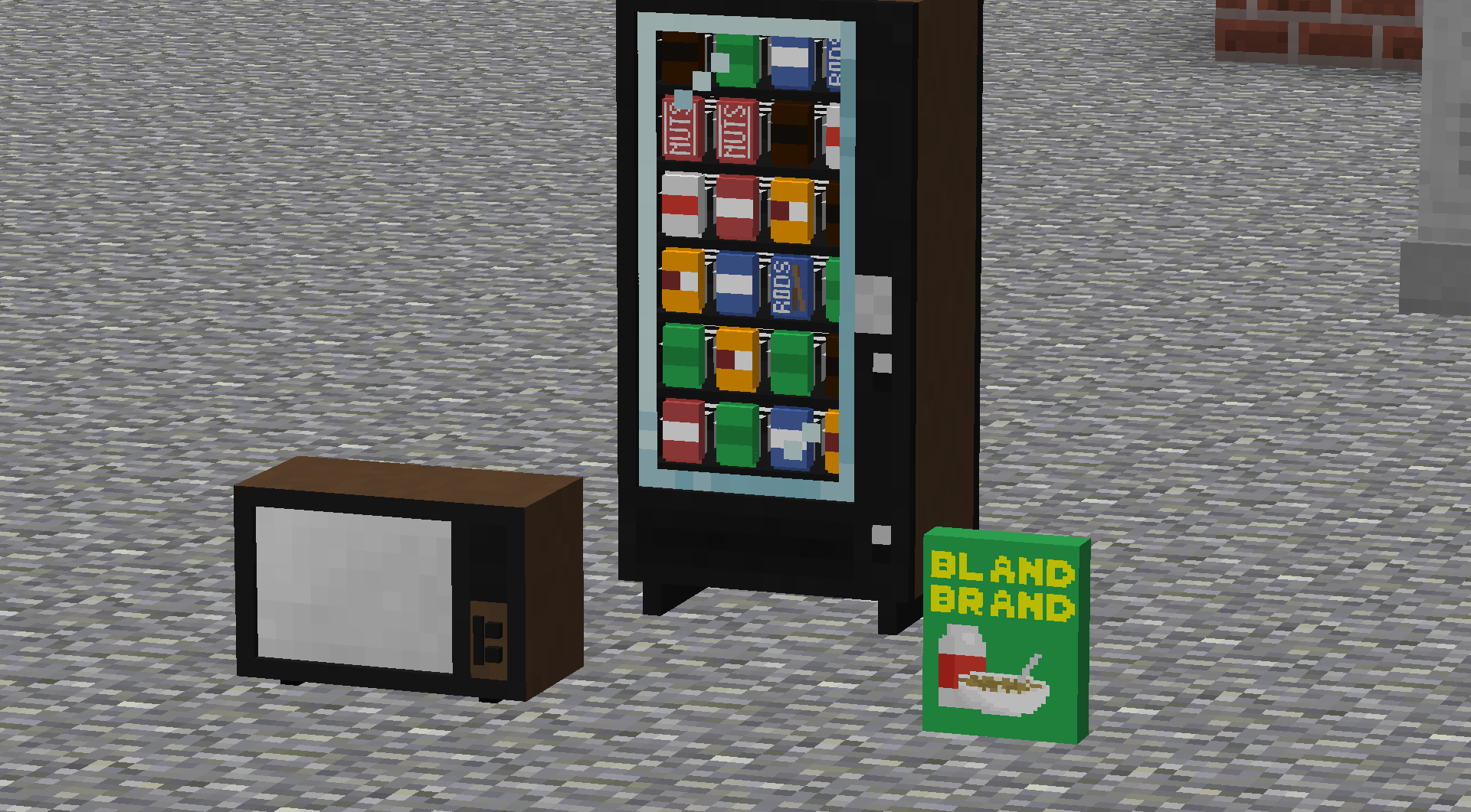 Vending Machine and Other Decor