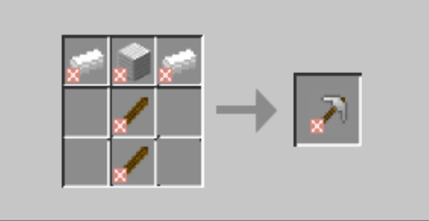 Gods Iron Pickaxe