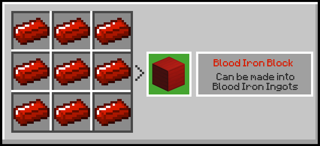 Blood Iron Block Recipe