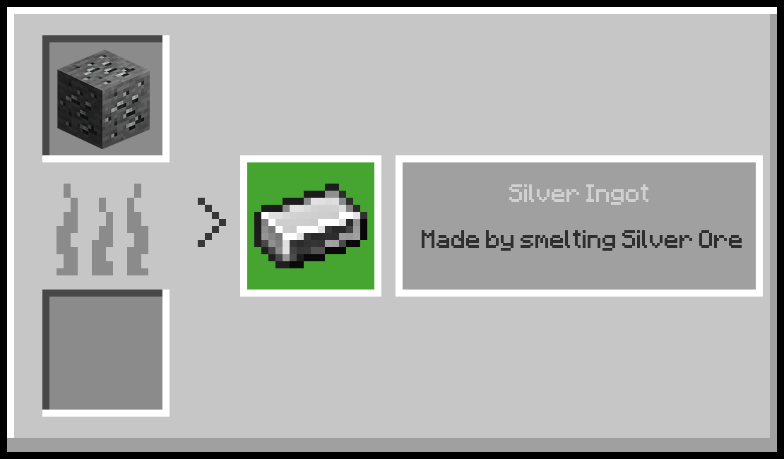 minecraft silver ingot