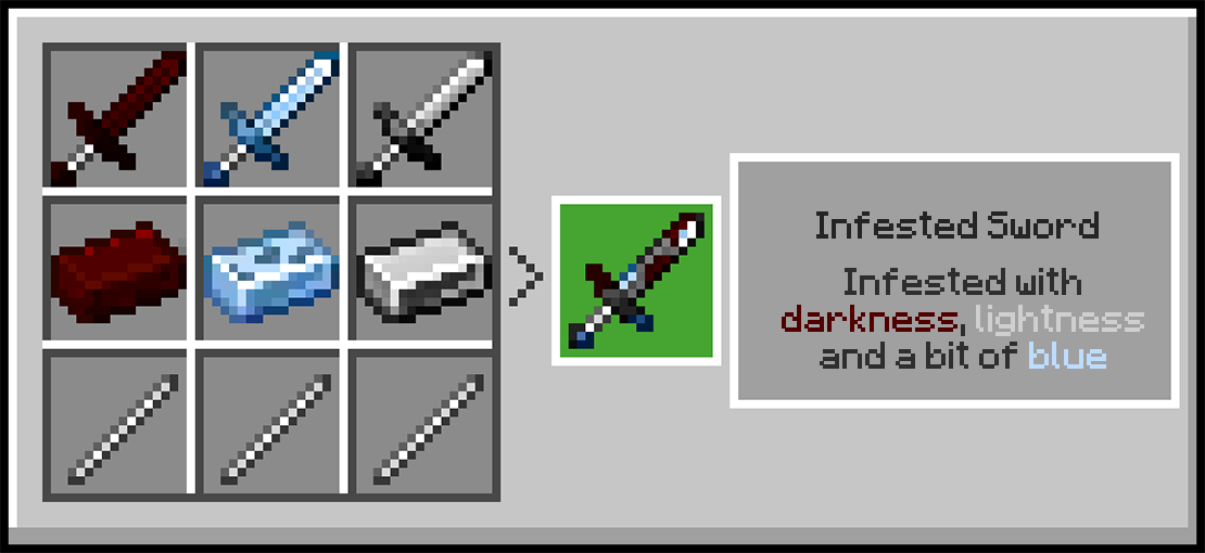 Infested Sword Recipe