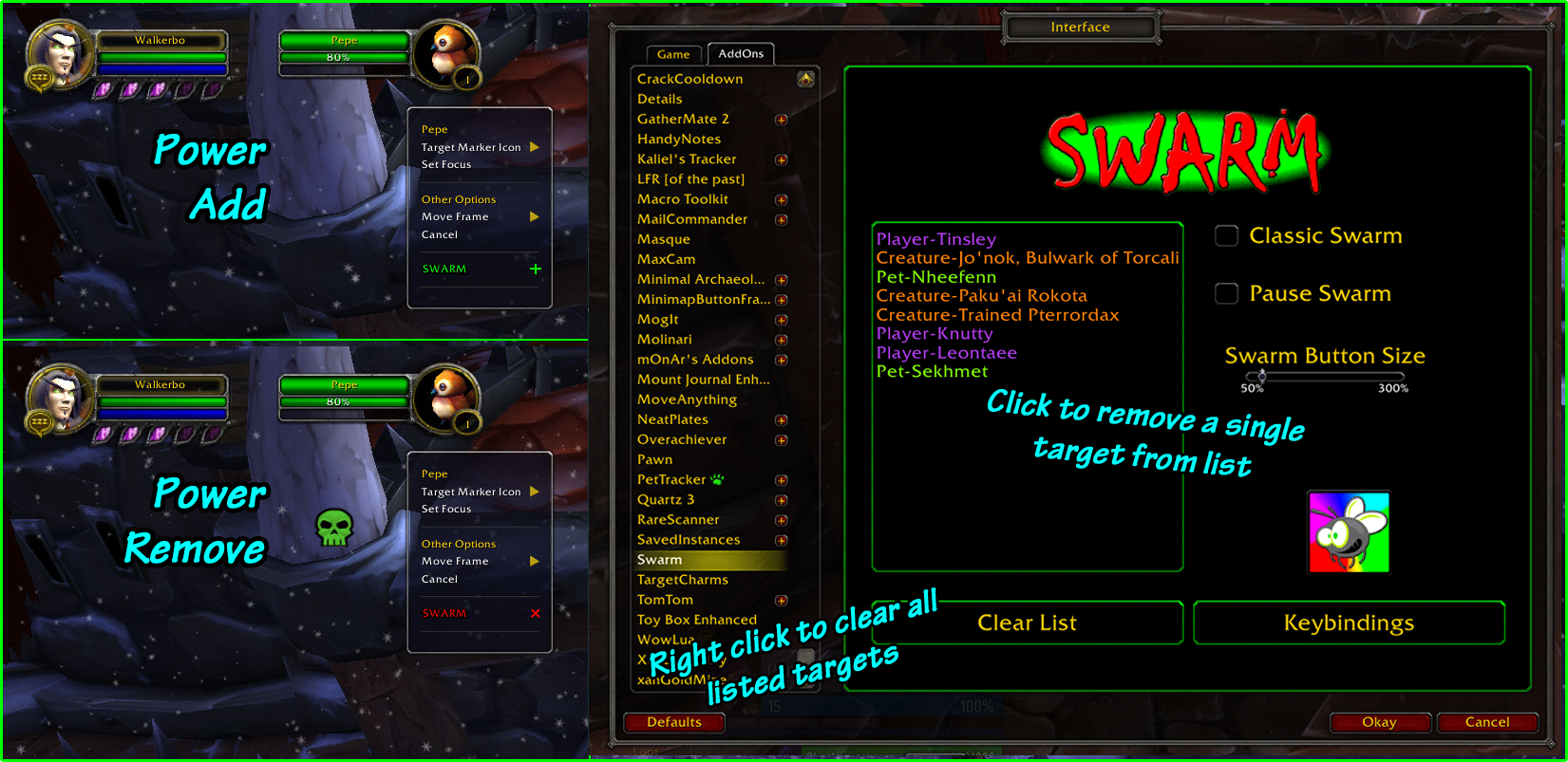 Swarm - World of Warcraft Addons - CurseForge