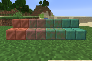 Cut Copper Stairs and its oxidized version