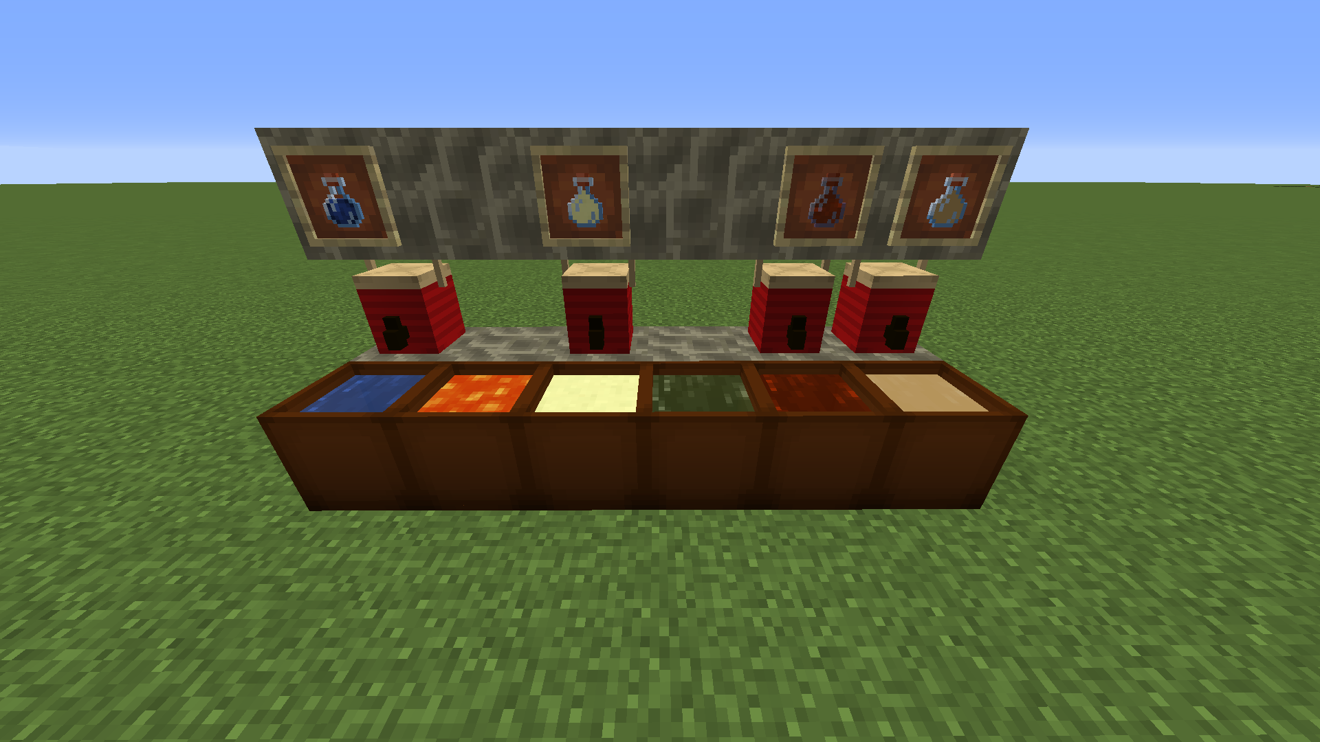 Fluid tanks can store any kind of liquids.
Beverage Containers can only store drinkable liquids
