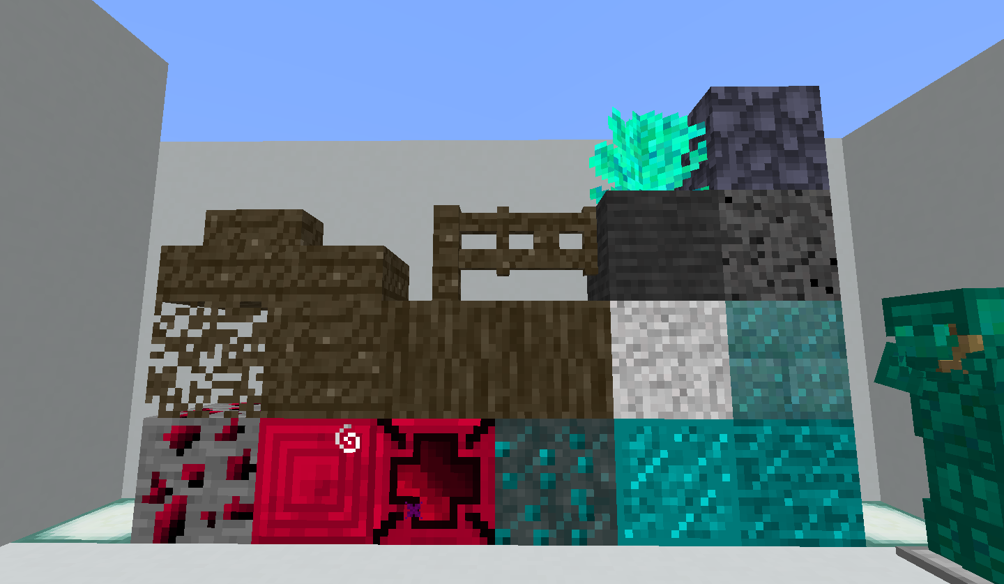 New blocks and ores