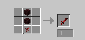 Nether Sword Recipe