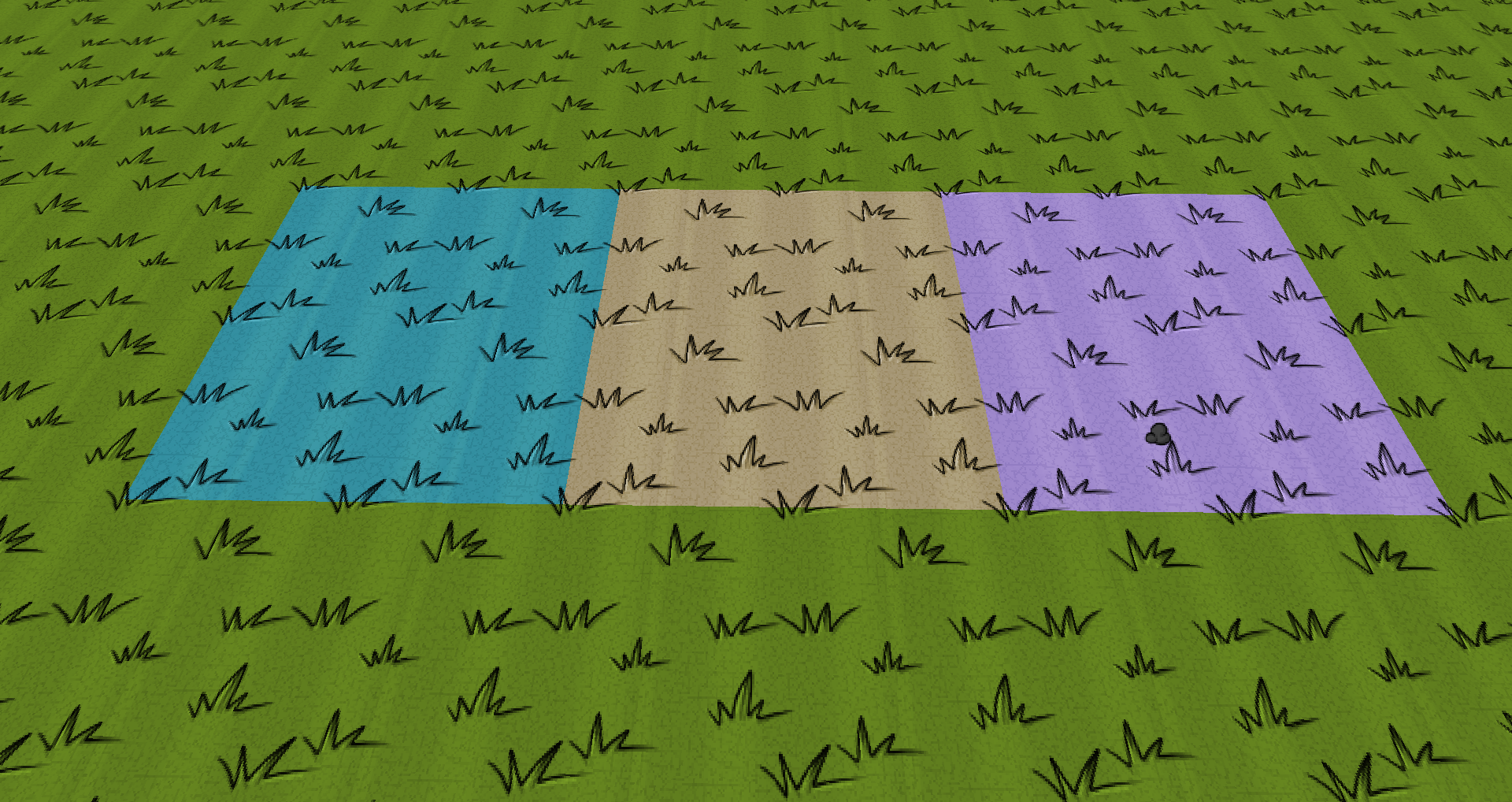 Various grass types