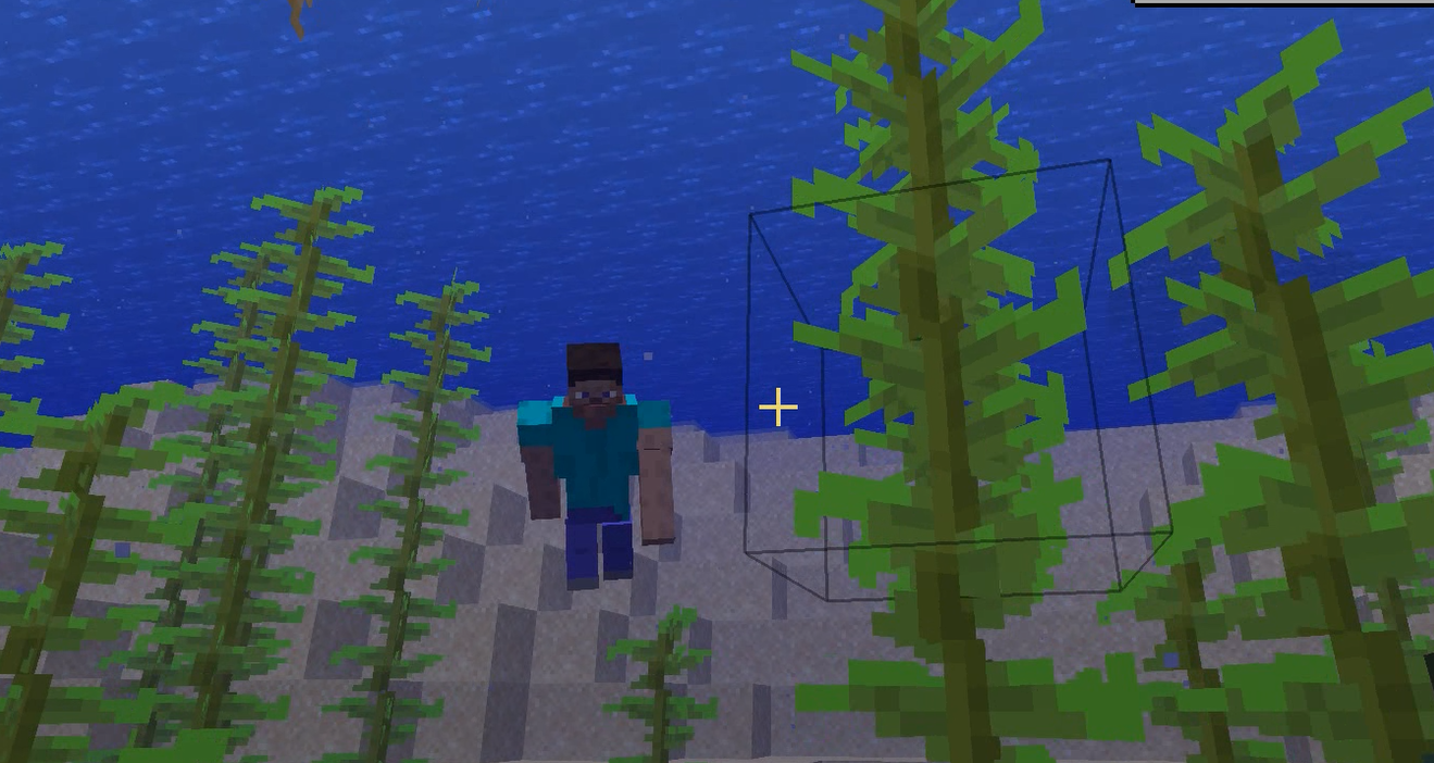 steve golem swims underwater