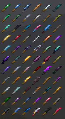 All Scythes as of 2.0.0