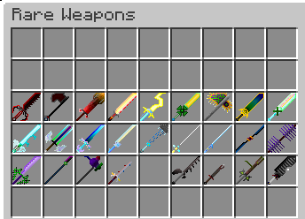 Rare Weapons