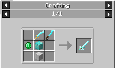 Rare Weapon Crafting Recipe