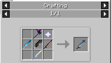 Legendary Weapon Crafting Recipe 