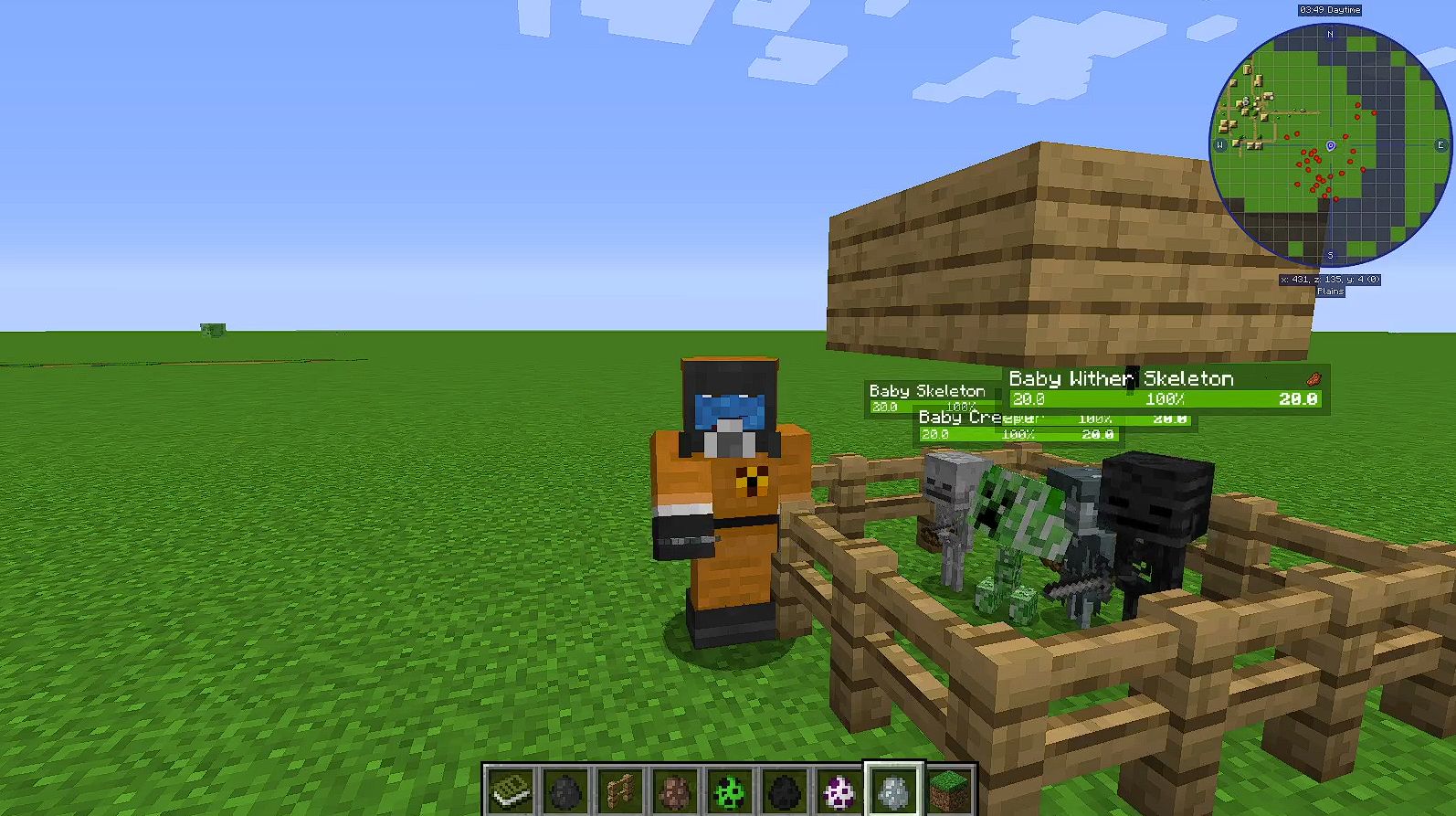 These are all the Little Monsters which will be added by the Modpack.