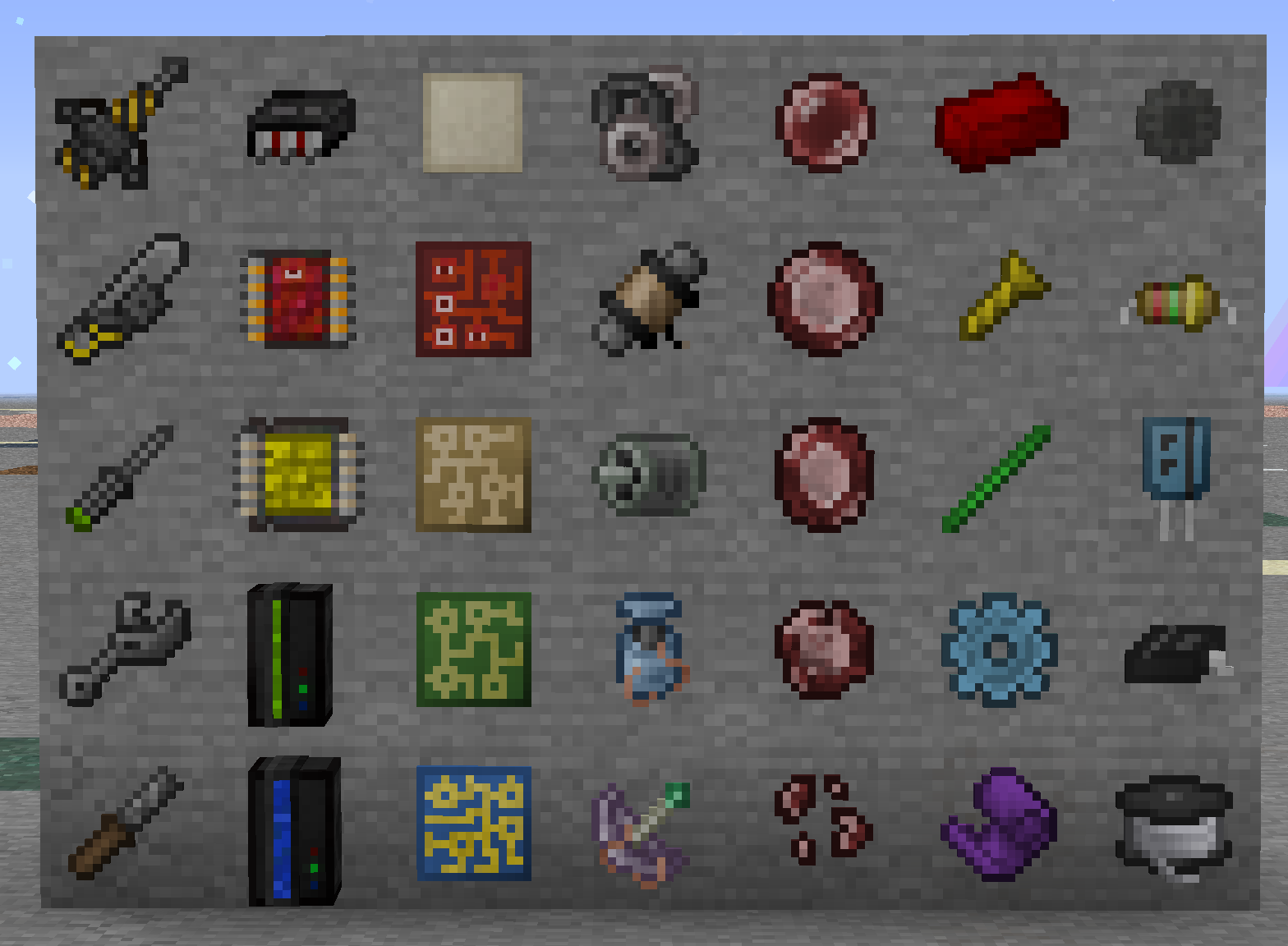 Tools, circuits, crafting components