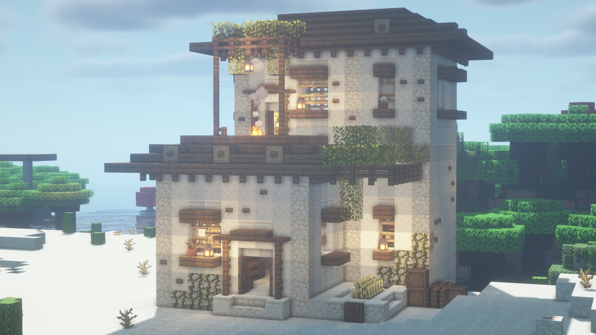 Desert Houses can be found only in deserts, medium loot with no strangers!