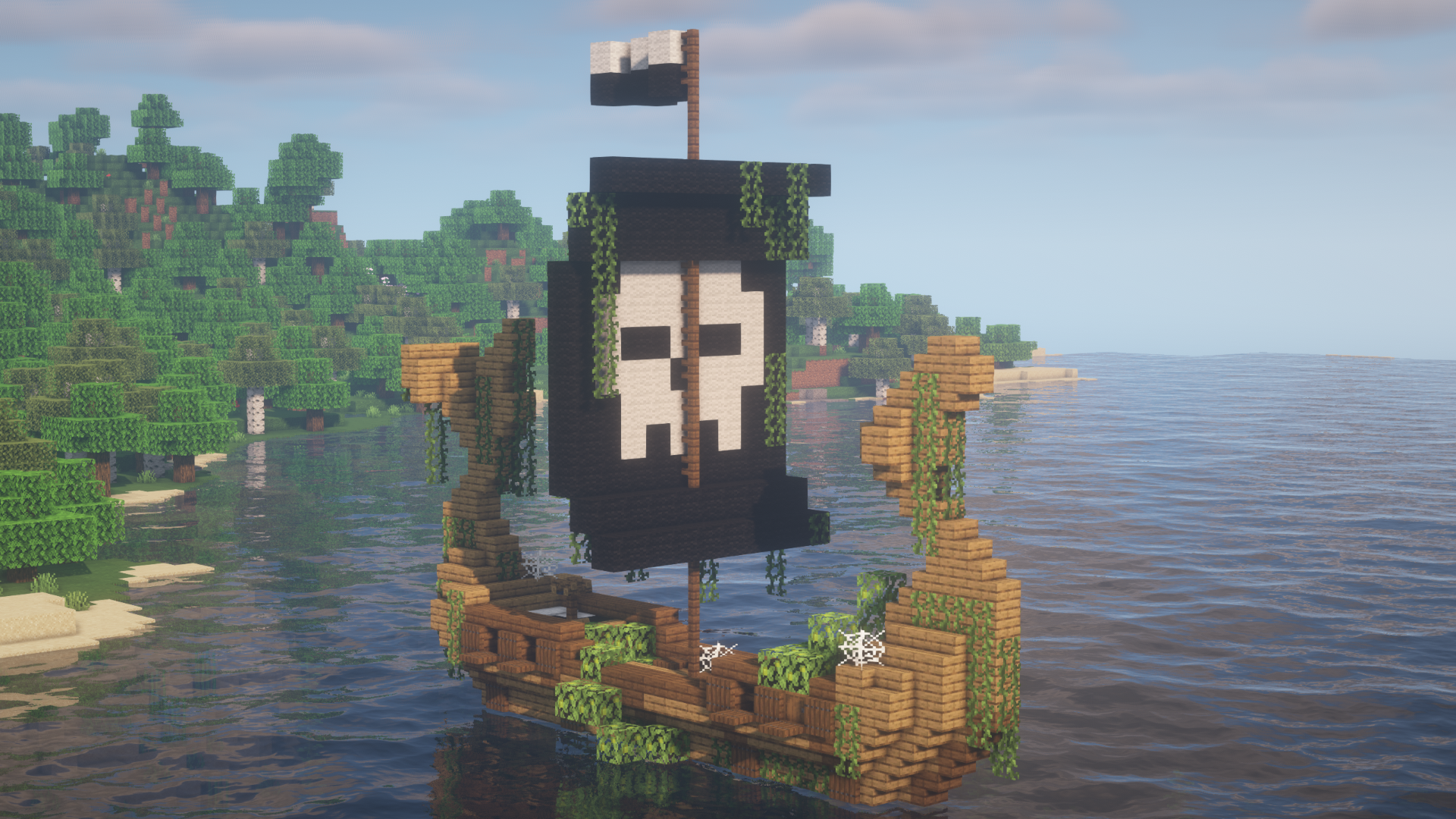 Crumbling Pirate Ships can be found in oceans, special loot with hidden chest, everything is protected by Pillagers.
(in future maybe real pirates)