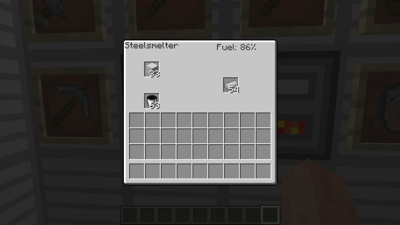 Smelting stuff in the smelter