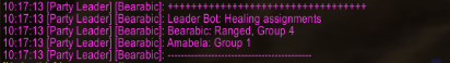 Announcing Healing Assignments To Chat