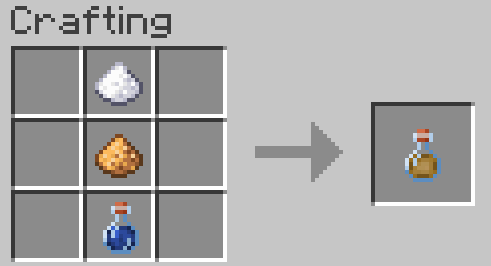 Glowstone juice crafting