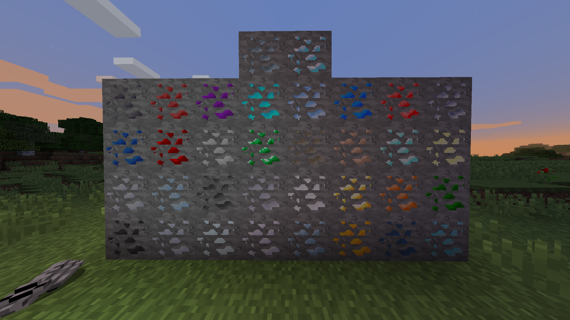 All ores spawning in overworld.