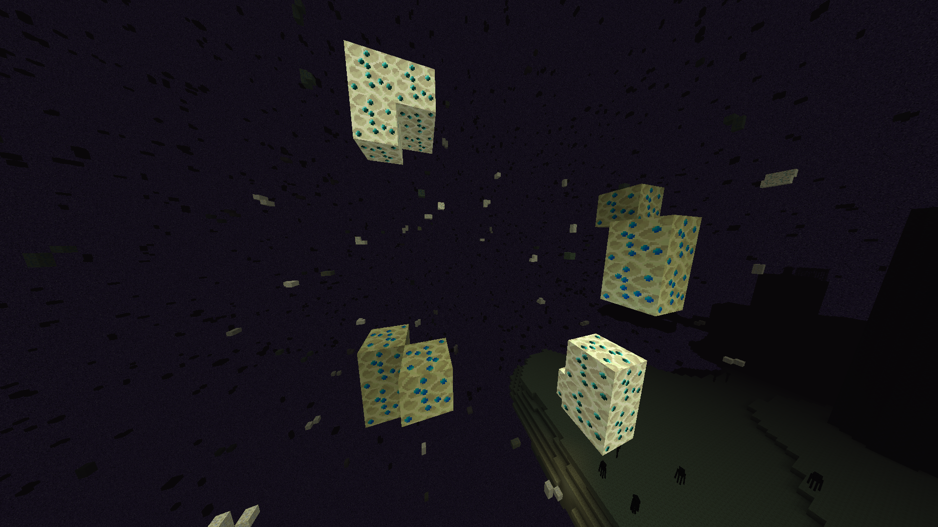 Generation of some ores in the End.