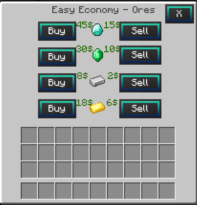 Easy Economy - Minecraft Mods - CurseForge