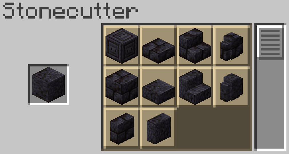 Stonecutter recipe