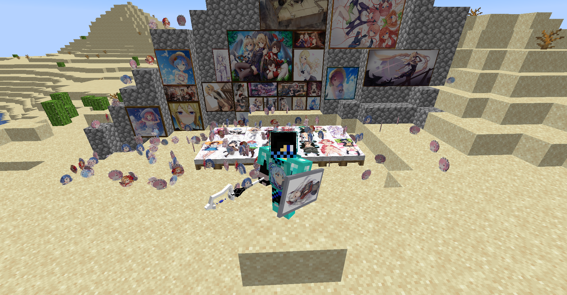 Anime GUI, Bed, and Texture Pack - Minecraft Resource Packs - CurseForge