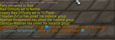 Mage table call out