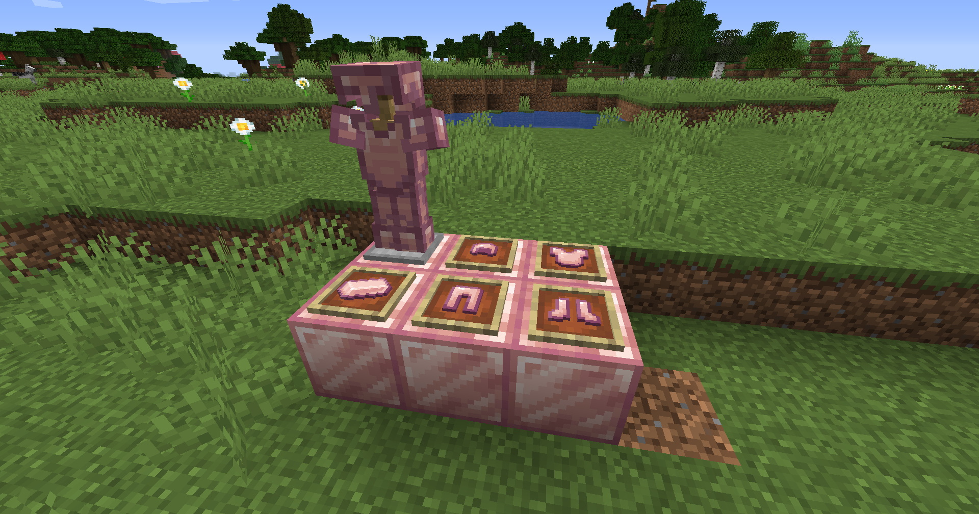 Rose Gold Armor and Blocks